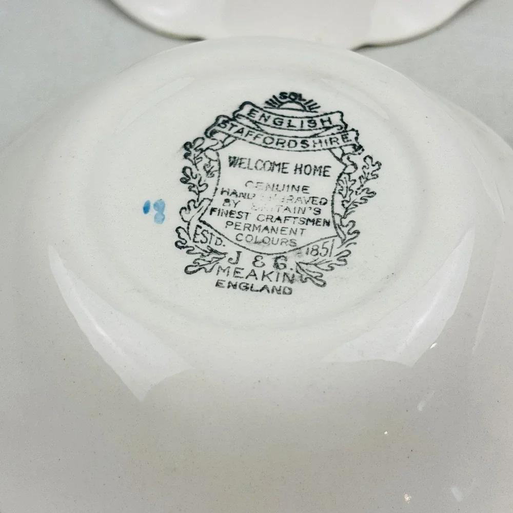 J&G Meakin Welcome Home Fruit Dessert Sauce Bowl Set of 4 English Staffordshire